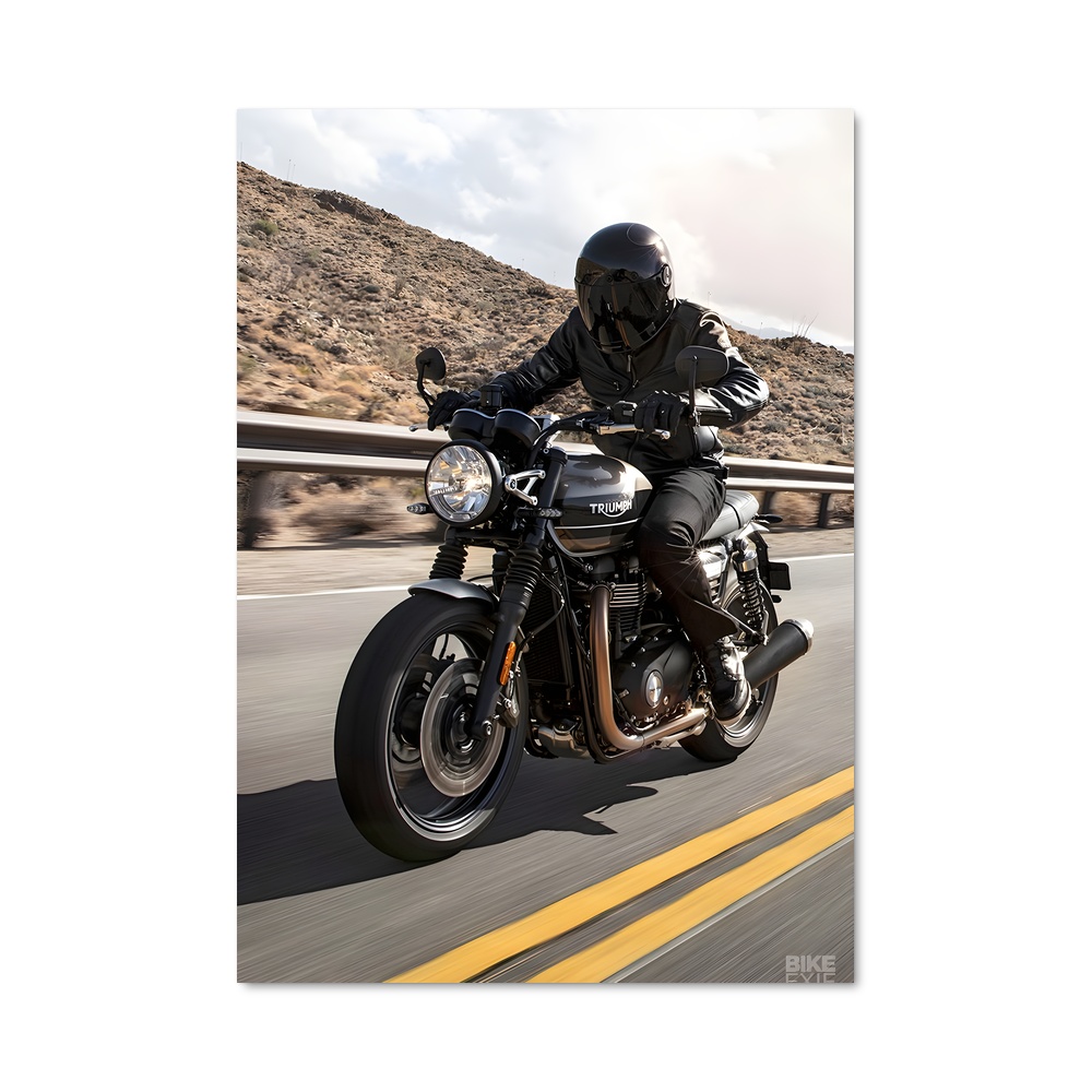 Poster Speed Twin Éclatant – affiche Triumph